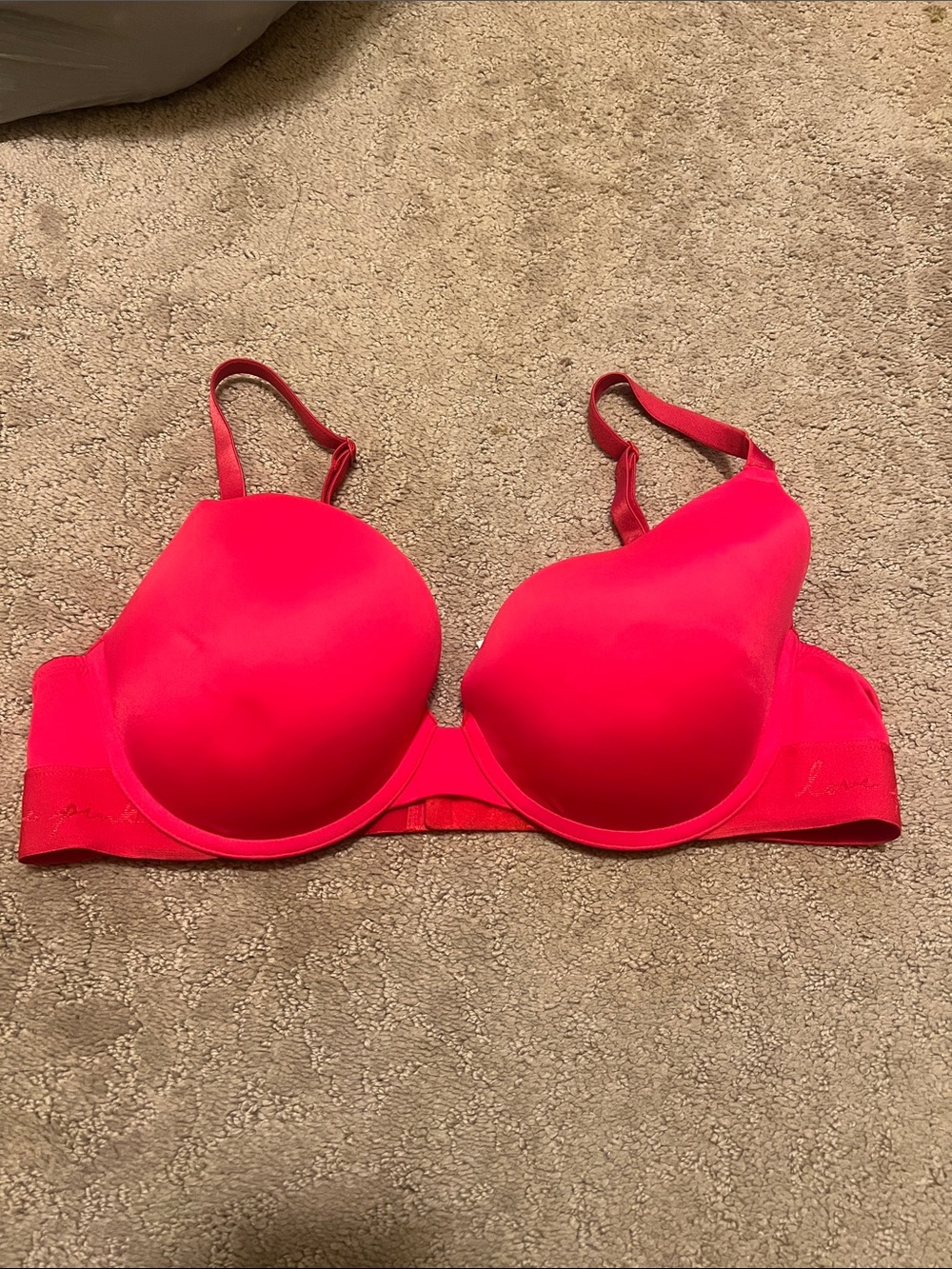 Victoria’s Secret PINK red push-up bra